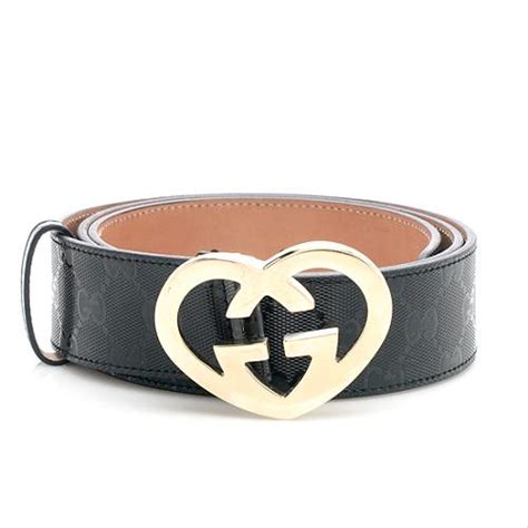 gucci heart belt|gucci belt with pearl buckle.